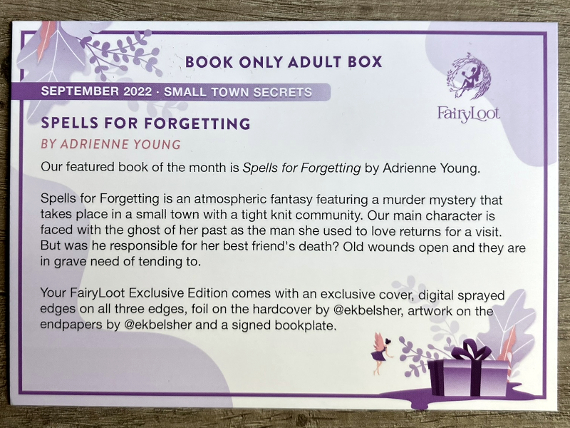 Fairyloot Adult 7 Spells For Forgetting